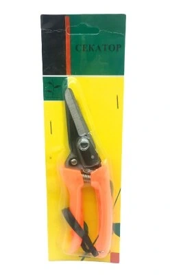 CEKATOP  ( DAR AĞIZ ) ( METAL ) BAĞ MAKASI ( PLASTİK TURUNCU SAP ) ( BRKT-784696 )*12X10