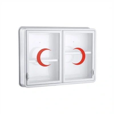 ÇELİK AYNA-156 ( CAM ) ( 2 KAPAKLI ) ECZA DOLABI*10