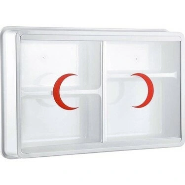 ÇELİK AYNA-158 ( PLASTİK ) ( 2 KAPAKLI ) ECZA DOLABI*10