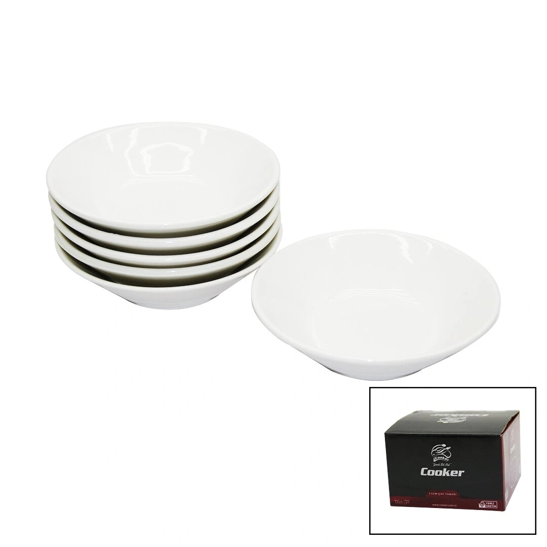 COOKER CKR-4144 ( 6PCS ) PORSELEN ÇAY TABAK*30