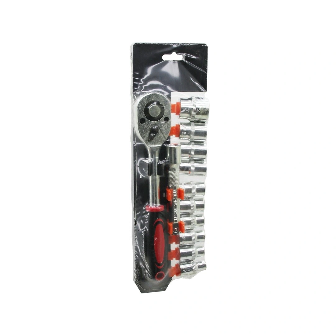 CP TOOLS CR-V SOCKET CHOROME VANADIUM (12PCS) (1/2) LOKMA SETİ (CIRCIR KOL) (UZATMA ADAPTÖR) (8-10-11-12-13-14-15-17-19-24MM)*30