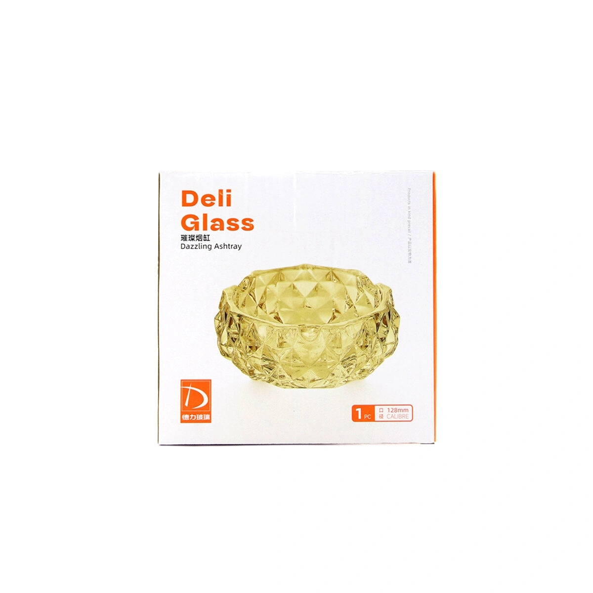 DELİ GLASS TYG-1208-2HA DIAMOND GOLD BÜYÜK CAM & YUVARLAK KÜLLÜK*24