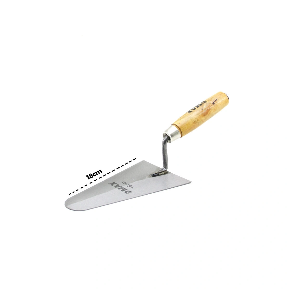 DMAX-4770 ( 18CM ) AHŞAP SAPLI ÇELİK SIVA MALA*12X6