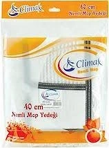 CLİMAX DOĞUŞ-16011 ( 40CM ) NEMLİ MOP ( YEDEK ) ( SÜPER EMİCİ & DAYANIKLI İPLİ PASPAS )*50