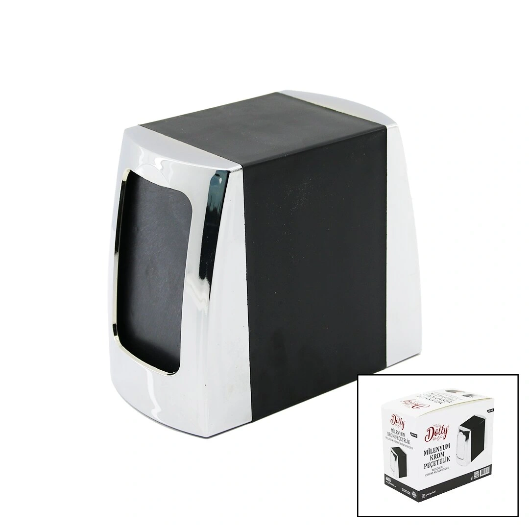 DOLLY Y-008 MİLENYUM KROM ÇİFT TARAFLI YAYLI PEÇETELİK*24