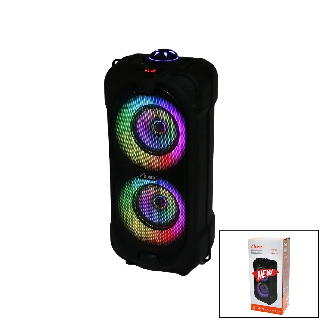DUNTH DU-SP106 SD/USB/FM/AUX GİRİŞLİ ŞARJLI BLUETOOTH SPEAKER HOPARLÖR 2200W*4