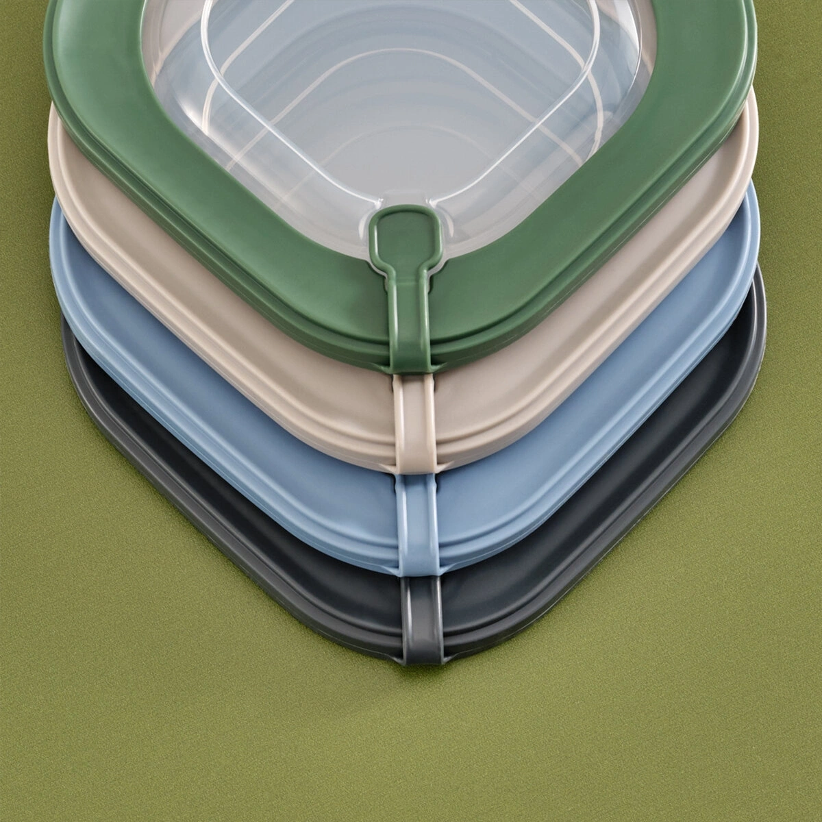 DÜNYA-30906-999 MİKRO LİNE ( 3PCS = 600-1100-1800ML ) ( KARE ) PLASTİK SAKLAMA KABI SET ( MİKRODALGA KULLANILABİLİR )*12=K