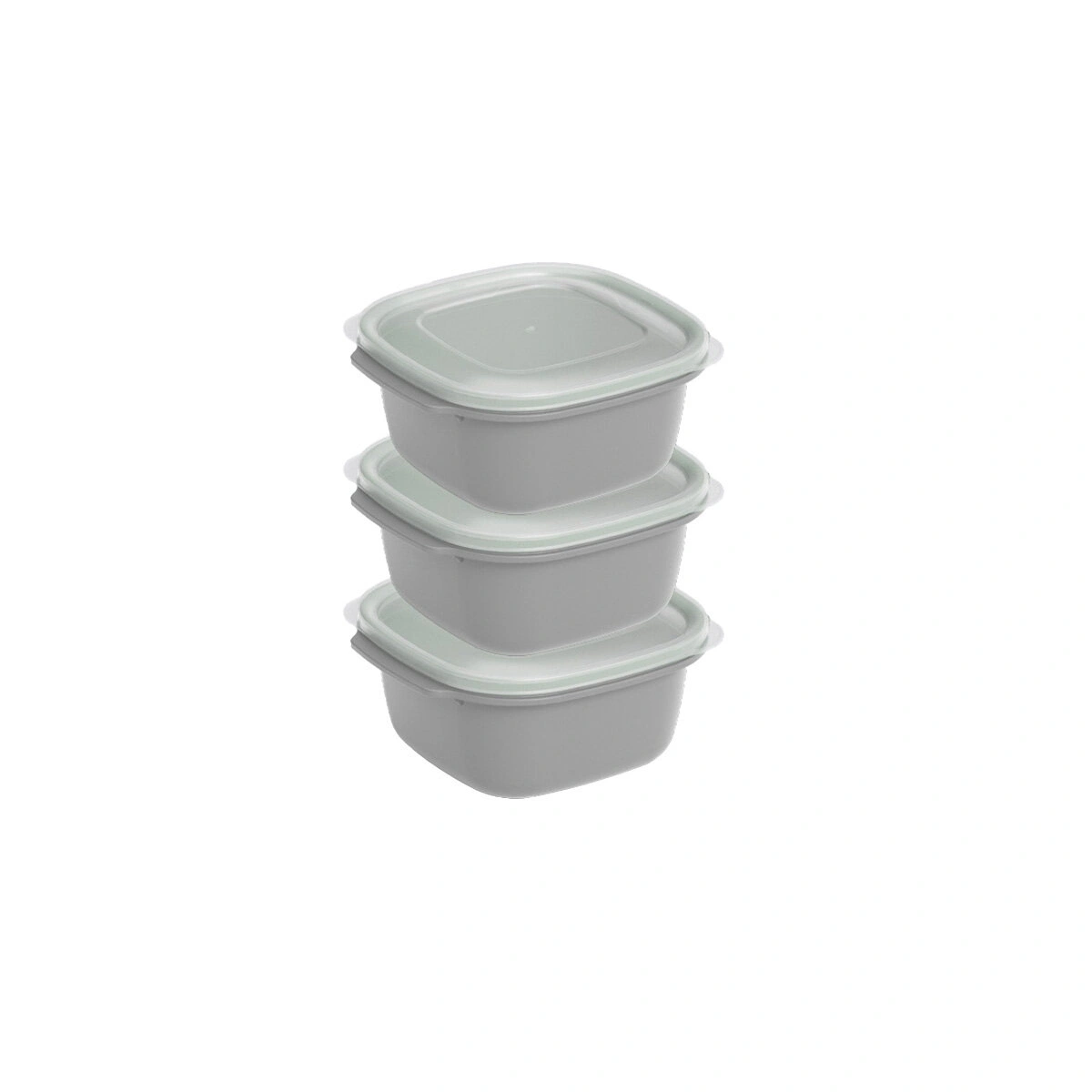 DÜNYA DP-31271-999 ( KARE ) ( 3PCS = 550ML ) EASY KEEP SAKLAMA KABI ( RENKLİ PLASTİK & ŞEFFAF KAPAK )*12=K