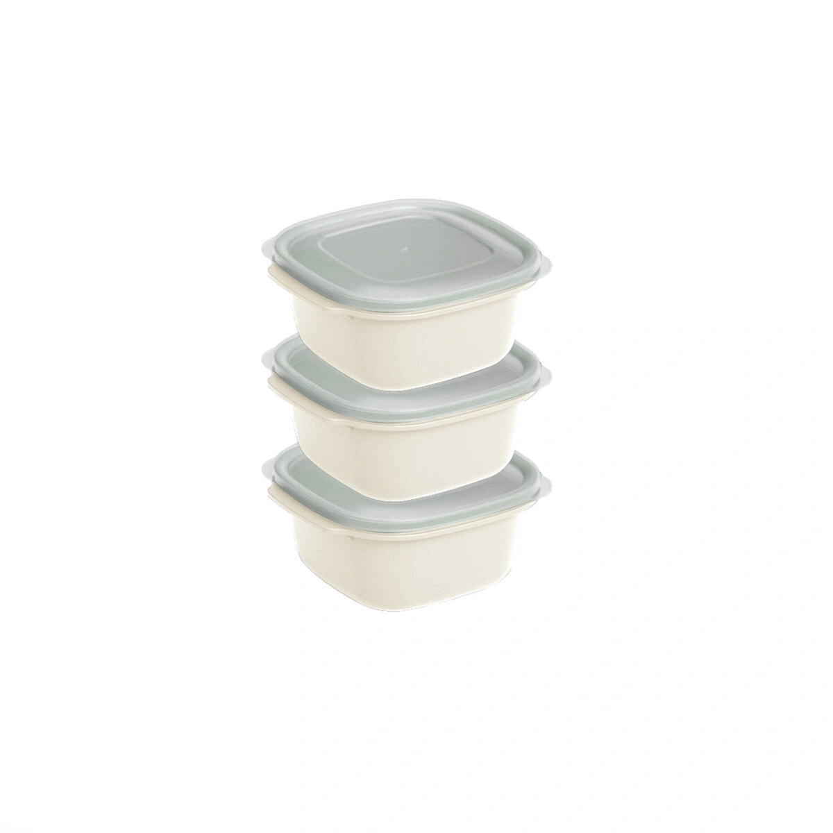 DÜNYA DP-31271-999 ( KARE ) ( 3PCS = 550ML ) EASY KEEP SAKLAMA KABI ( RENKLİ PLASTİK & ŞEFFAF KAPAK )*12=K