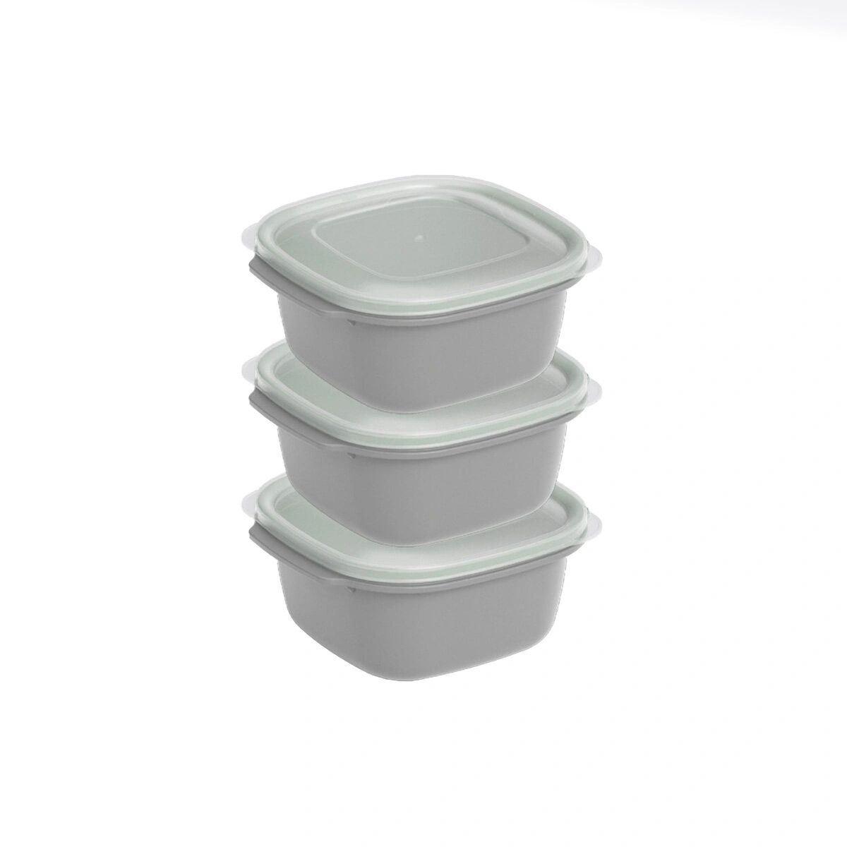 DÜNYA DP-31272-999 ( KARE ) ( 3PCS = 1000ML ) EASY KEEP SAKLAMA KABI ( RENKLİ PLASTİK & ŞEFFAF KAPAK )*12=K