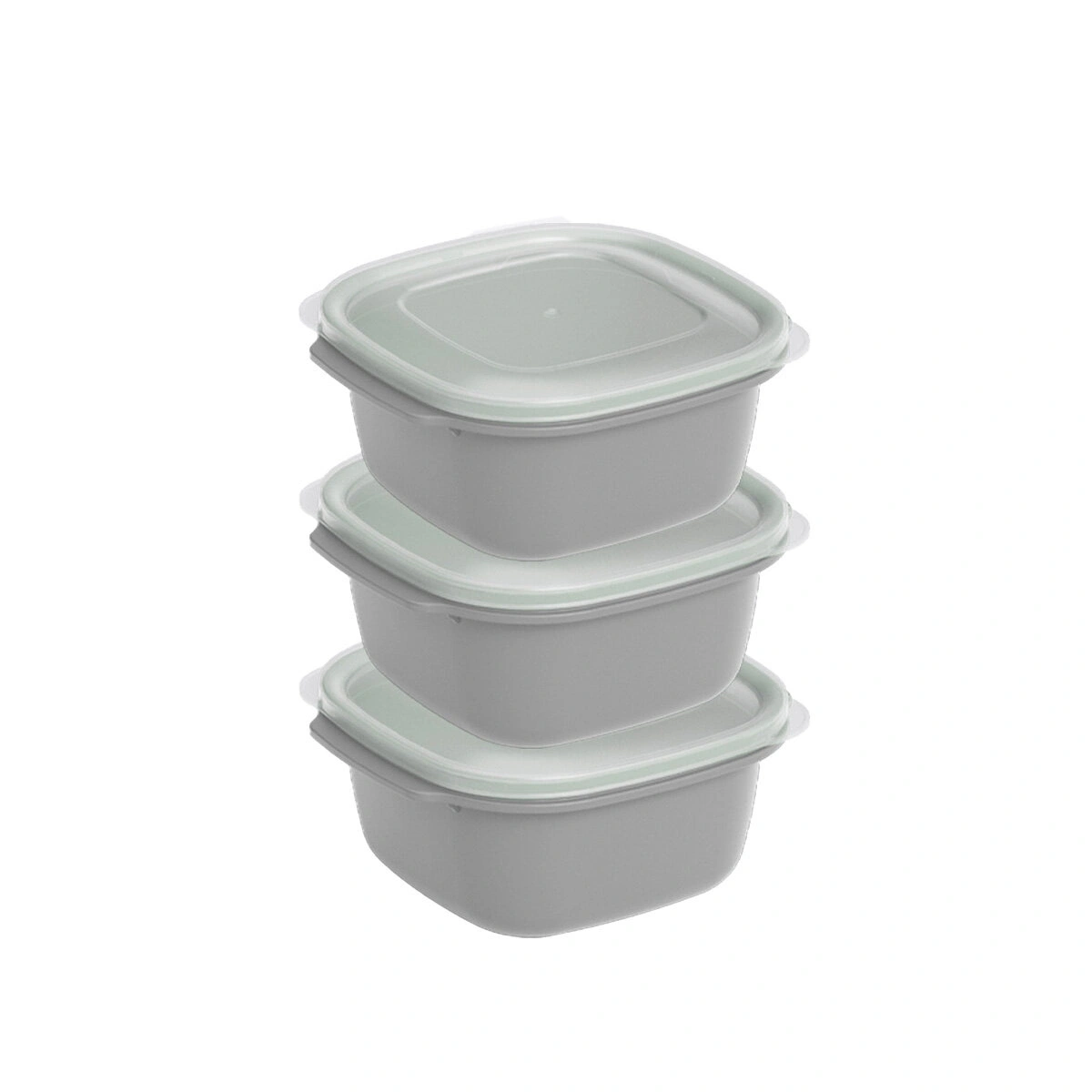 DÜNYA DP-31273-999 ( KARE ) ( 3PCS = 2200ML ) EASY KEEP SAKLAMA KABI ( RENKLİ PLASTİK & ŞEFFAF KAPAK )*12=K