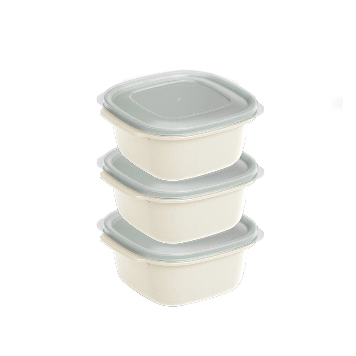 DÜNYA DP-31273-999 ( KARE ) ( 3PCS = 2200ML ) EASY KEEP SAKLAMA KABI ( RENKLİ PLASTİK & ŞEFFAF KAPAK )*12=K