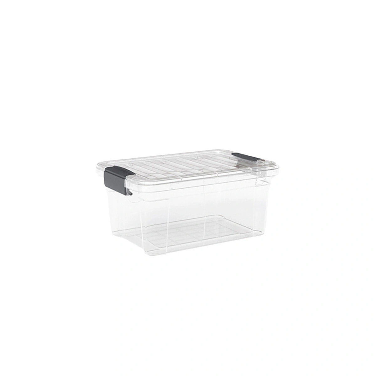 DÜNYA DP-33113-102 ( 6.25LT ) ( ŞEFFAF ) ÇOK AMAÇLI SAKLAMA KUTUSU & ORGANİZER ( KİLİTLİ KAPAK ) ( 210X305X145MM )*12=K