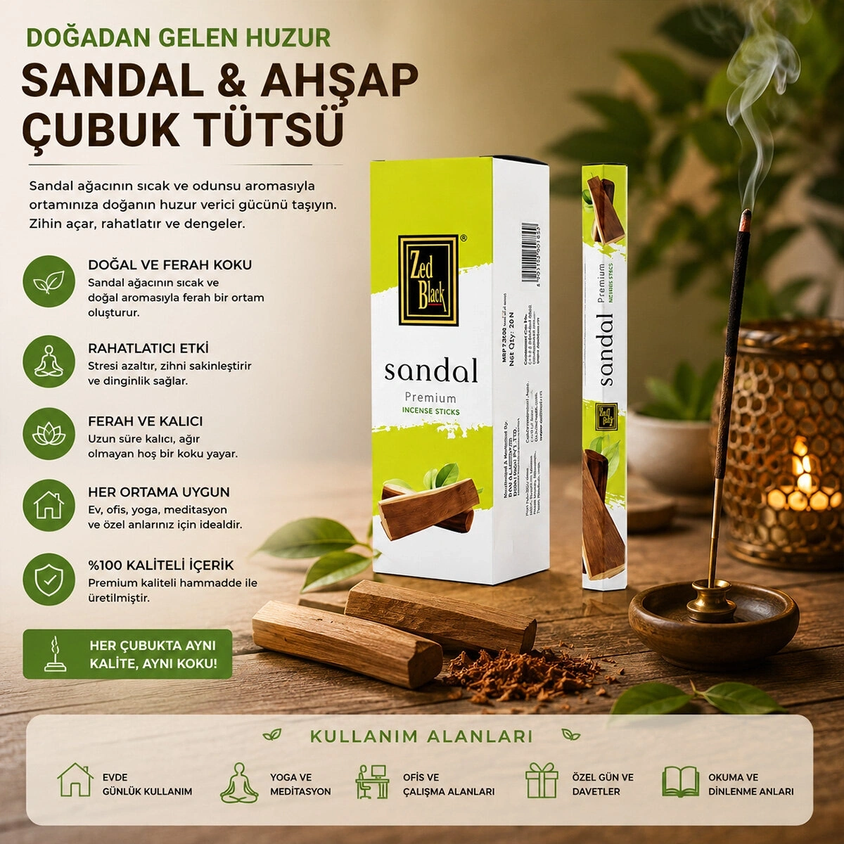 EBU DAVUD ( SANDAL ) ( ÇUBUK ) TÜTSÜ*6X50