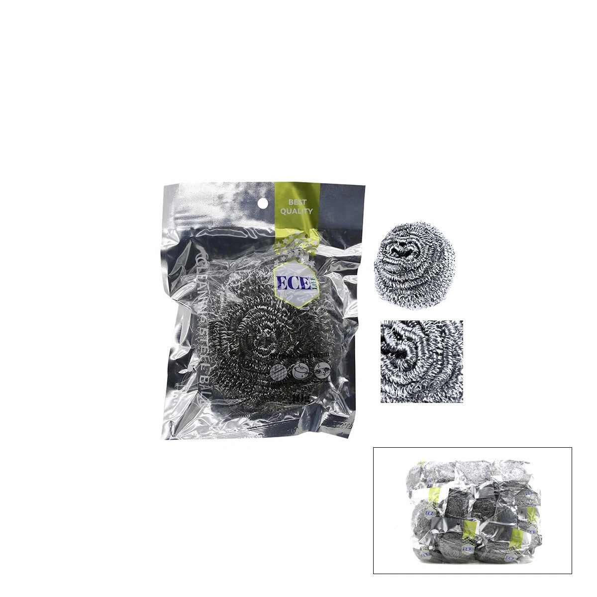 ECE LIFE EC-201 ( 60 GR ) ( LÜX ) BULAŞIK TOP TELİ ( BEST QUALITY )*30X10