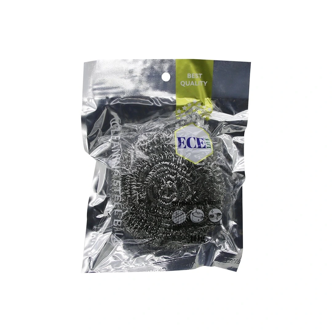 VİPEX ( 40 GR ) ENDÜSTRİYEL BULAŞIK OVMA ( TOP TELİ ) ( %100 PASLANMAZ ÇELİK ) ( SERT YÜZEYLER İÇİN TEMİZLİK TOPU )*20X10