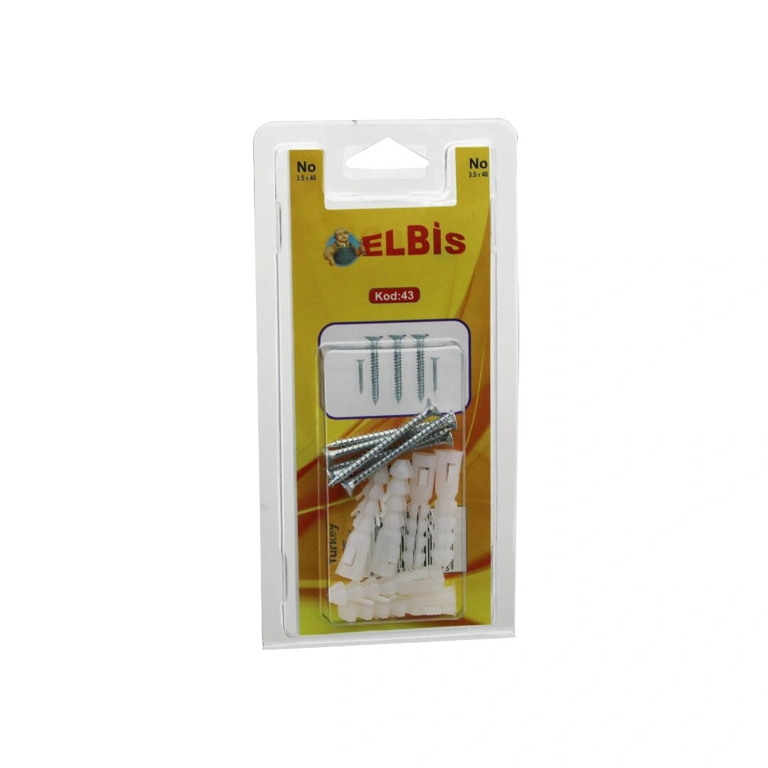 ELBİS-43  3.5X40 DÜBELLİ SUNTA VİDA *12X24