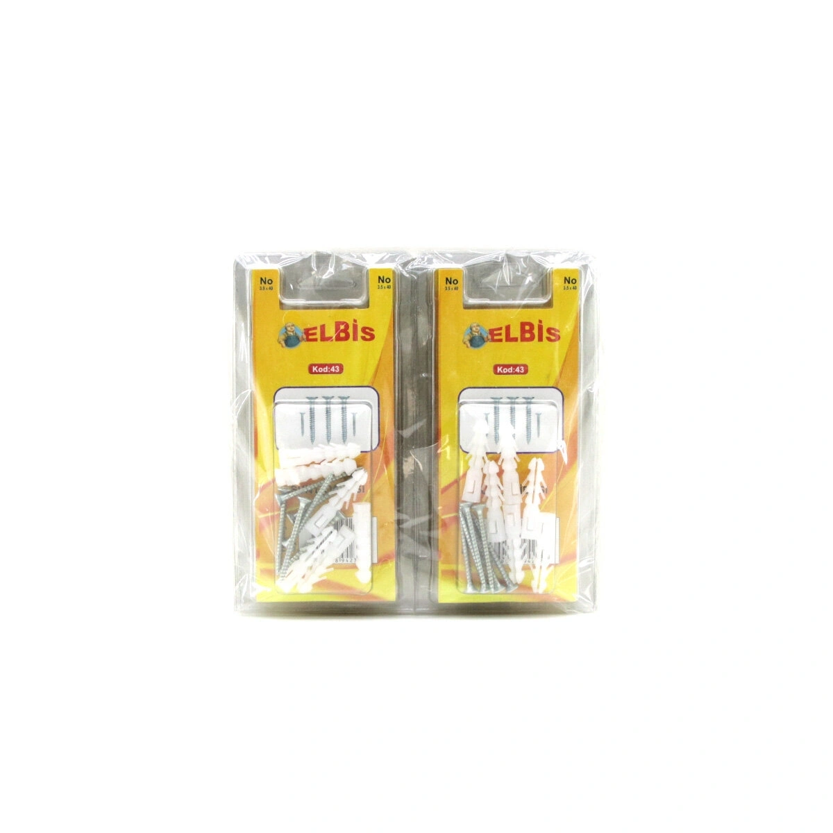 ELBİS-43  3.5X40 DÜBELLİ SUNTA VİDA *12X24