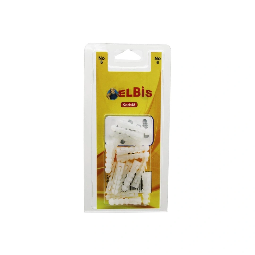 ELBİS-48 ( NO-6 ) DÜBEL BEYAZ*12X24