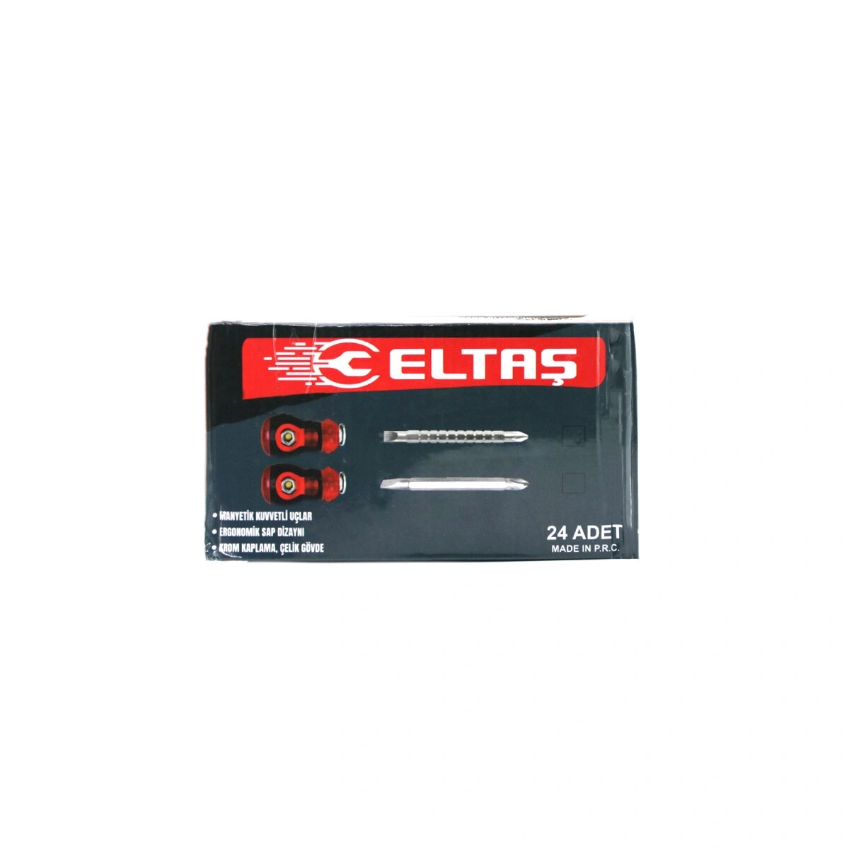 ELTAŞ LRD-154 ( SİLİKON SAP ) ( 2İN1 = ÇİFT TARAFLI UÇ ) ( MİNİ TOPAÇ ) ( TAK-ÇIKAR ) TORNAVİDA ( MIKNATIS UÇ & YILDIZ-DÜZ )*24X20