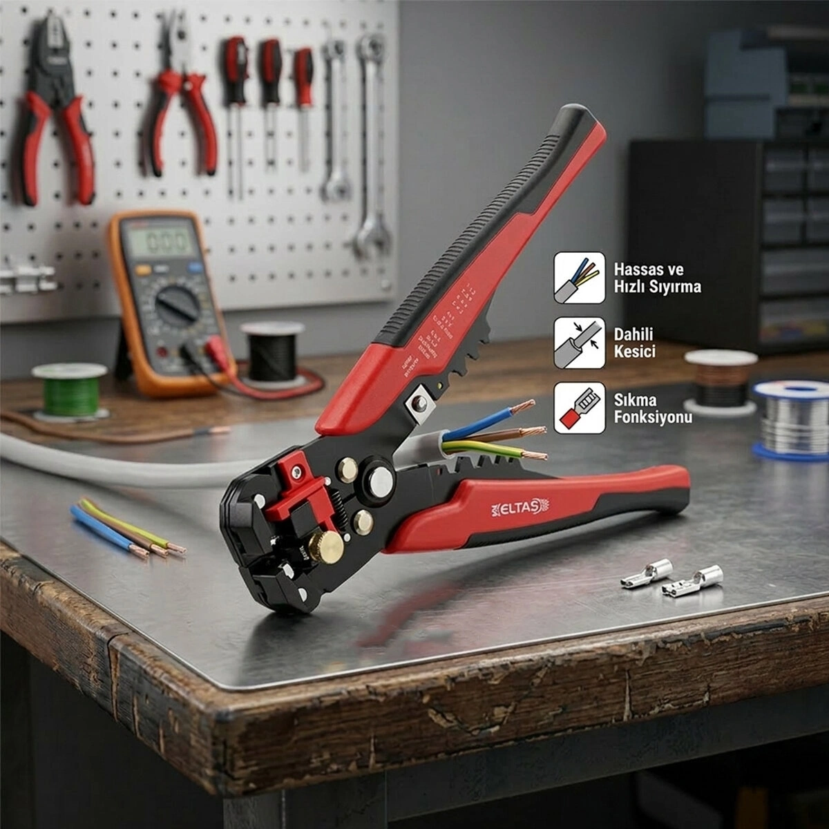 ELTAŞ LRD-42 ( SOYUCU & KESİCİ ) KABLO PENSE*60