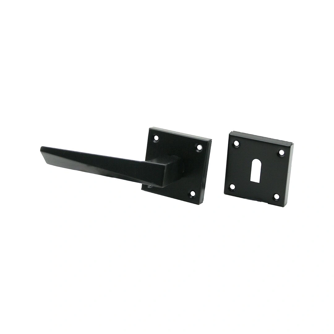 ERİŞ-13 PRATİK PRİZMA ( ODA ) ( SİYAH ) ROZETLİ KAPI KOLU TAKIM*4X15