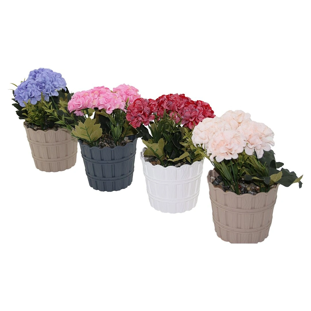 EVİDECOR ( KARANFİL ) YAPAY ÇİÇEK ( PLASTİK SAKSI )*20=K