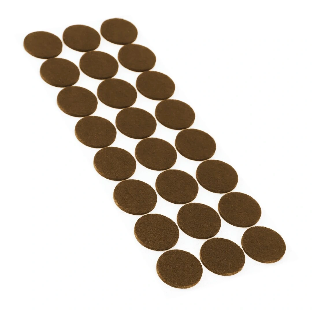 FLAMME-0008 ( 29MM ) ( YUVARLAK ) ( 24PCS ) ( ZEMİN KORUYUCU ) MOBİLYA KEÇESİ ( YAPIŞKANLI MONTAJ )*25X36