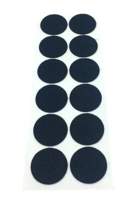 FLAMME-0015 ( 38MM ) ( YUVARLAK ) ( 12PCS ) ( ZEMİN KORUYUCU ) MOBİLYA KEÇESİ ( YAPIŞKANLI MONTAJ )*25X36