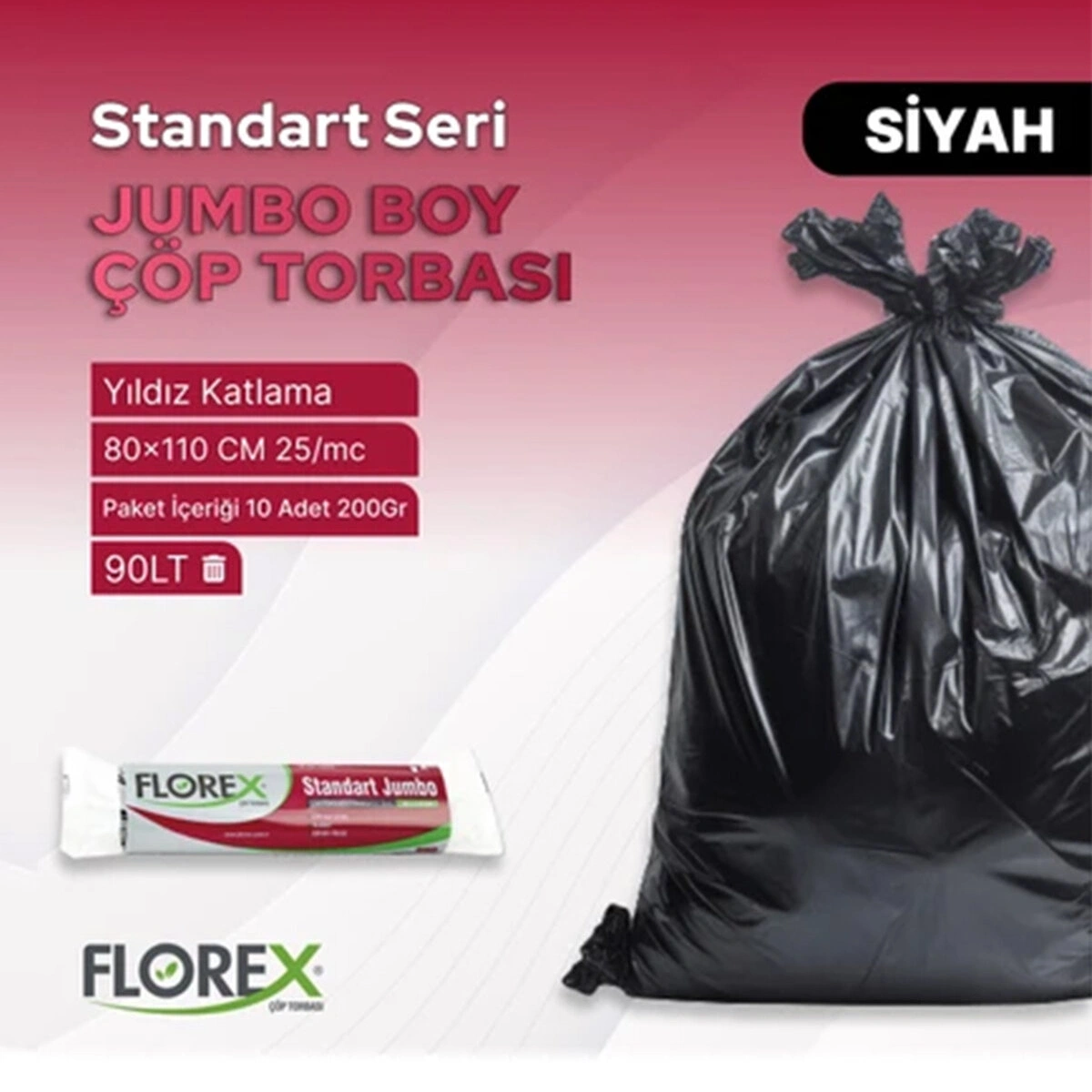 FLOREX-511 ( STANDART JUMBO ) ( 10PCS ) 80X110CM.ÇÖP TORBASI*20=K