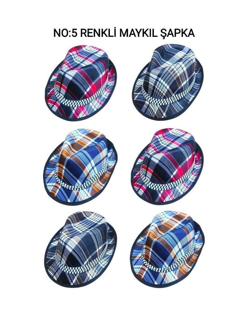FOTER NO-5 RENKLİ MAYKIL ŞAPKA*600