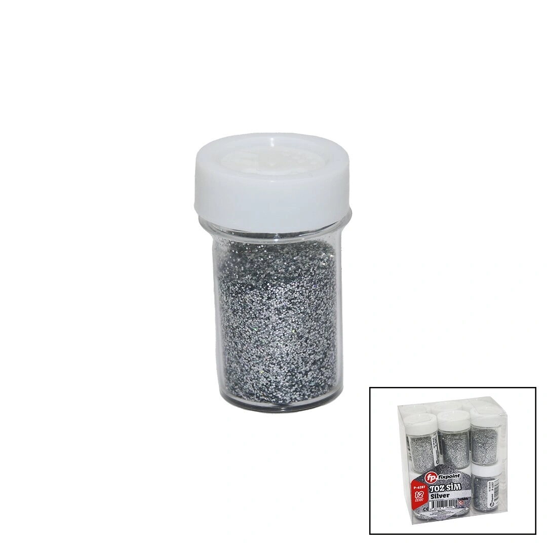 FP FİXPOİNT P-6287 ( SİLVER ) ( GÜMÜŞ ) TOZ SİM ( TUZLUKLU KUTULU )*12X72