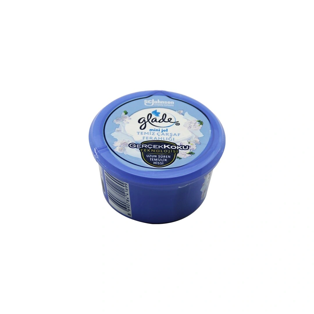 GLADE MİNİ JEL TEMİZ ÇARŞAF FERAHLIĞI ORTAM ODA KOKUSU 70GR*12=K