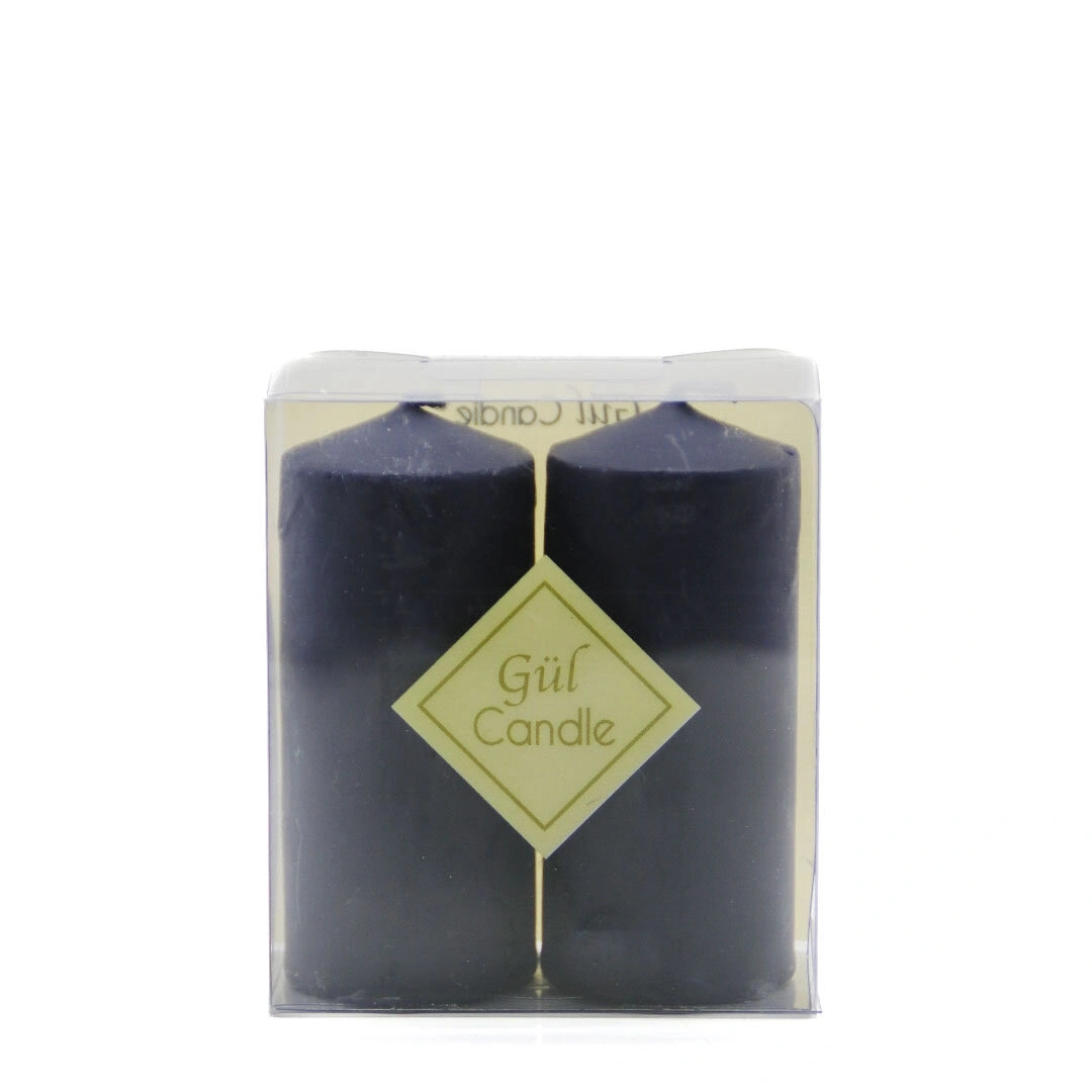 GÜL CANDLE GL-214 ( 2PCS ) RENKLİ TAKOZ MUM*72=K
