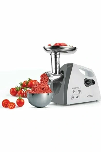 HARLEM GURME H-020-022 ( BEYAZ ) ELEKTRİKLİ ET KIYMA MAKİNESİ (2200W) (SALÇA & PÜRE & SOSİS DOLDURMA & GALETE UNU & İÇLİ KÖFTE)*2