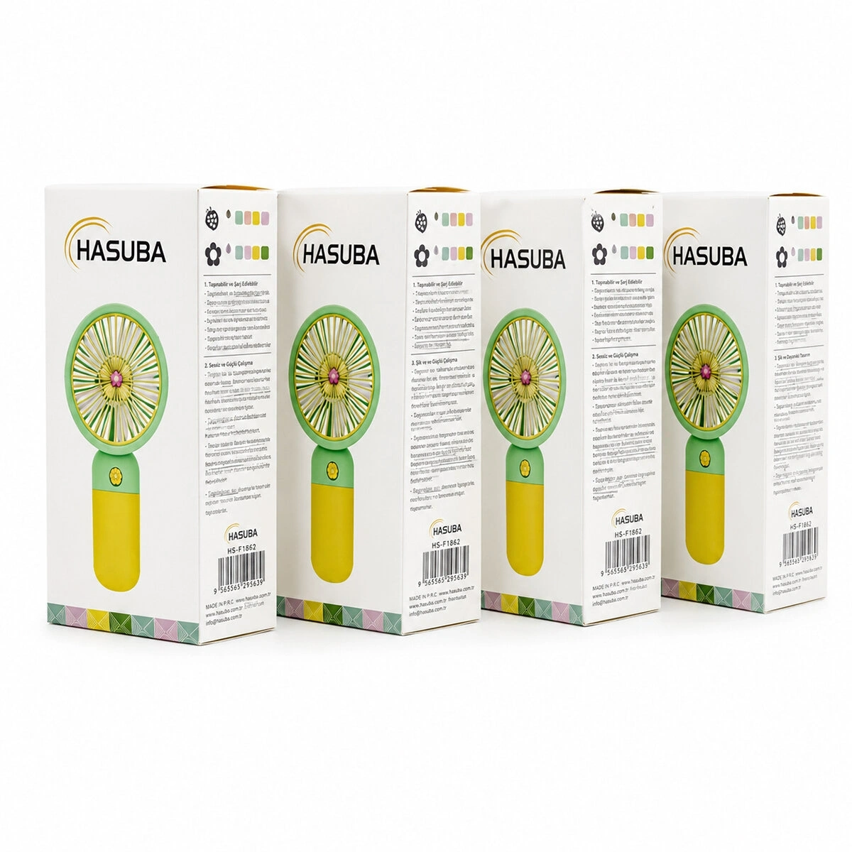 HASUBA HS-290 MİNİ EL FANI ( USB TO TYPC-E ŞARJLI ) ( 3 KADEME HIZ AYAR) ( M.ÜSTÜ AYAKLI ) VANTİLATÖR RENKLİ*144