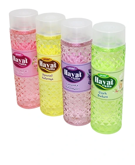HAYAT ( KARMA ) ( 400CC ) ( ÇİÇEK-LAVANTA-SPECİAL-JAPON KİRAZI) KOLONYA*12X4