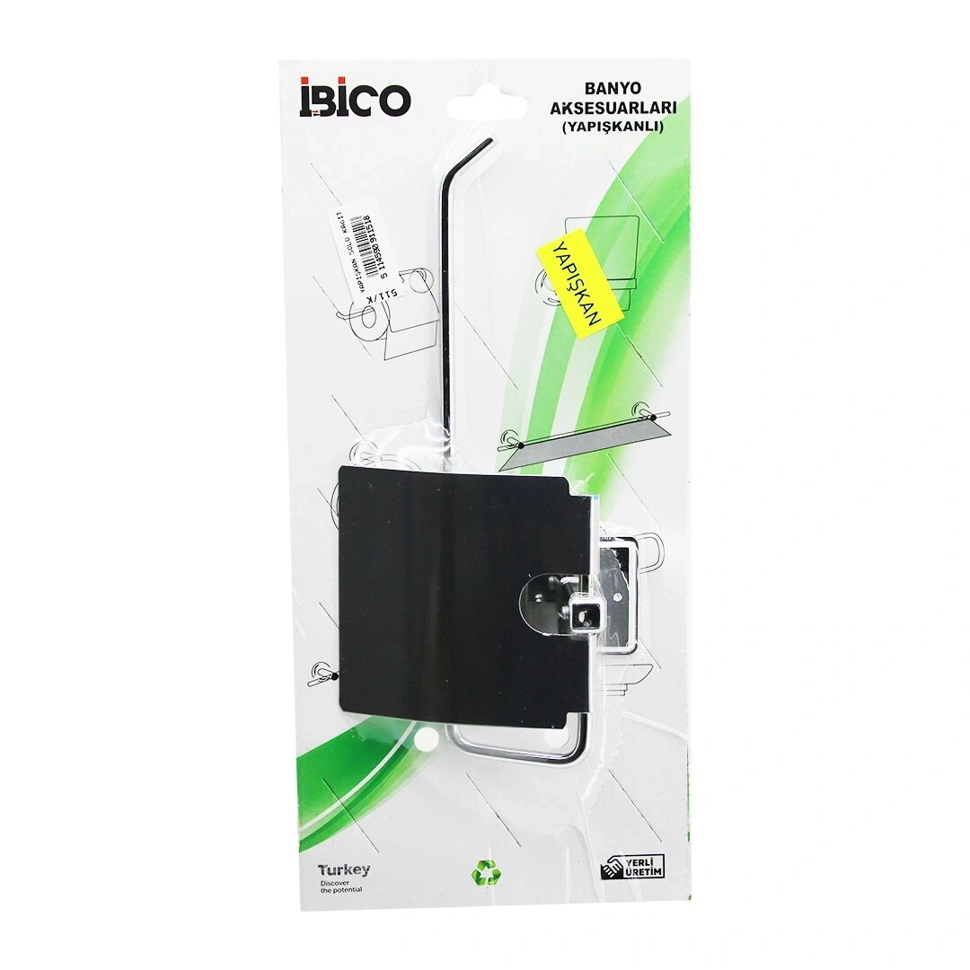 İBİCO BANYO-511K-512 ( KAPAKLI ) METAL ( SOLO KAĞIT HAVLULUK ) ( YAPIŞKANLI MONTAJ )*50