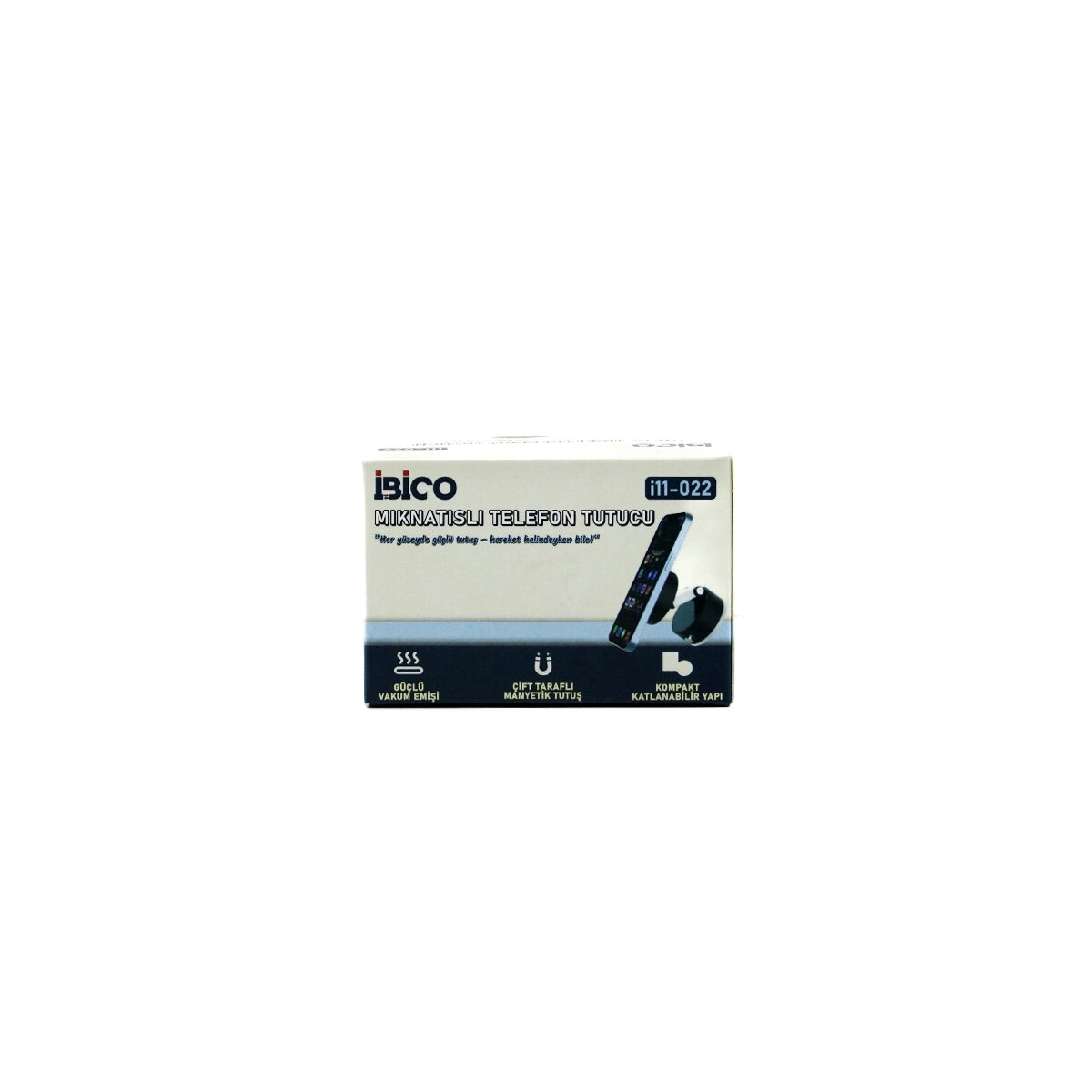 İBİCO İ11-022 ( MIKNATISLI ) OTO & ARAÇ TELEFON TUTACAK TUTUCU ( VAKUMLU )*200