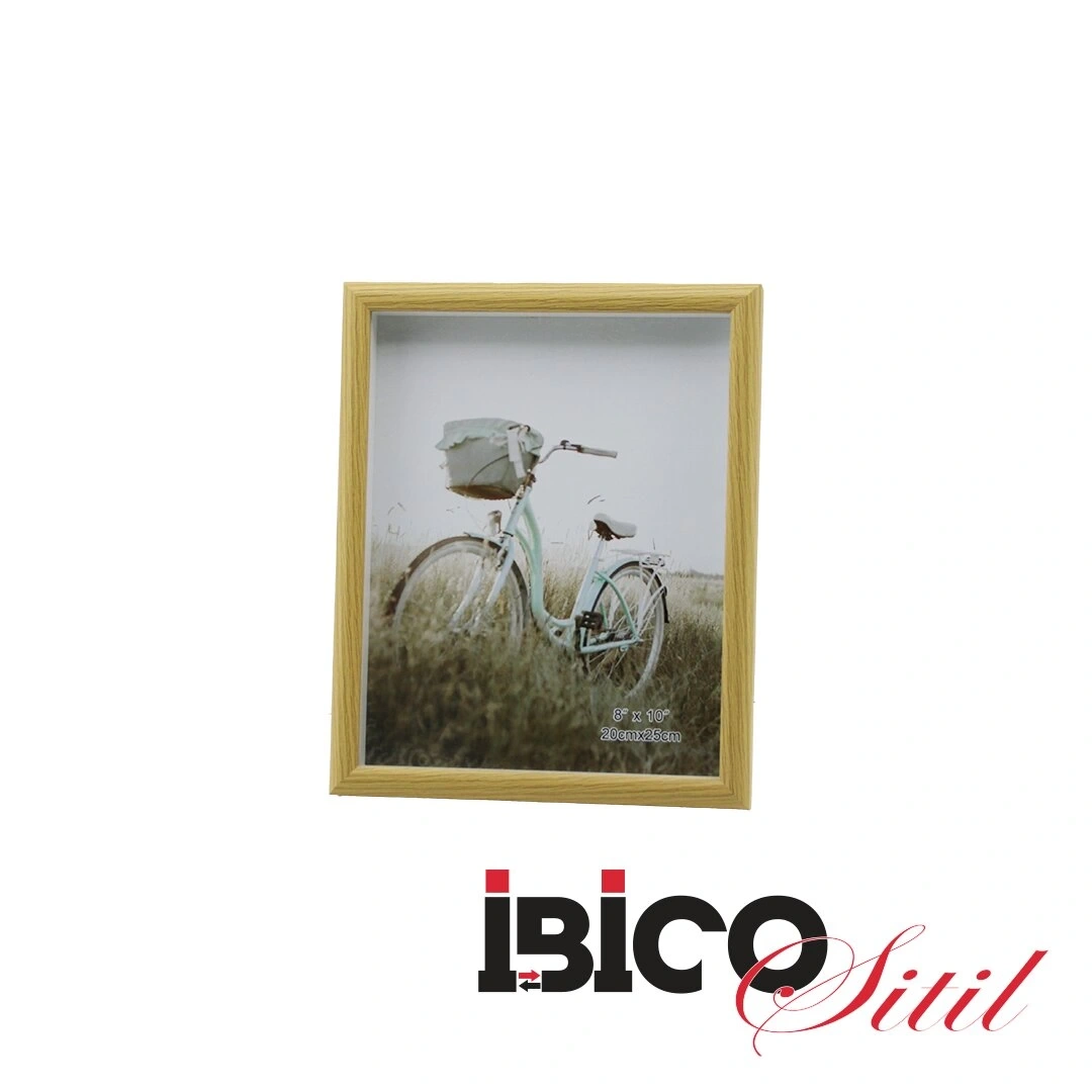 İBİCO İ12-028 ( 8X10 & 20X25CM ) ( KALIN & LÜX BAMBU & TEK RENK ÇERÇEVE ) AHŞAP RESİM ÇERÇEVESİ *36=K