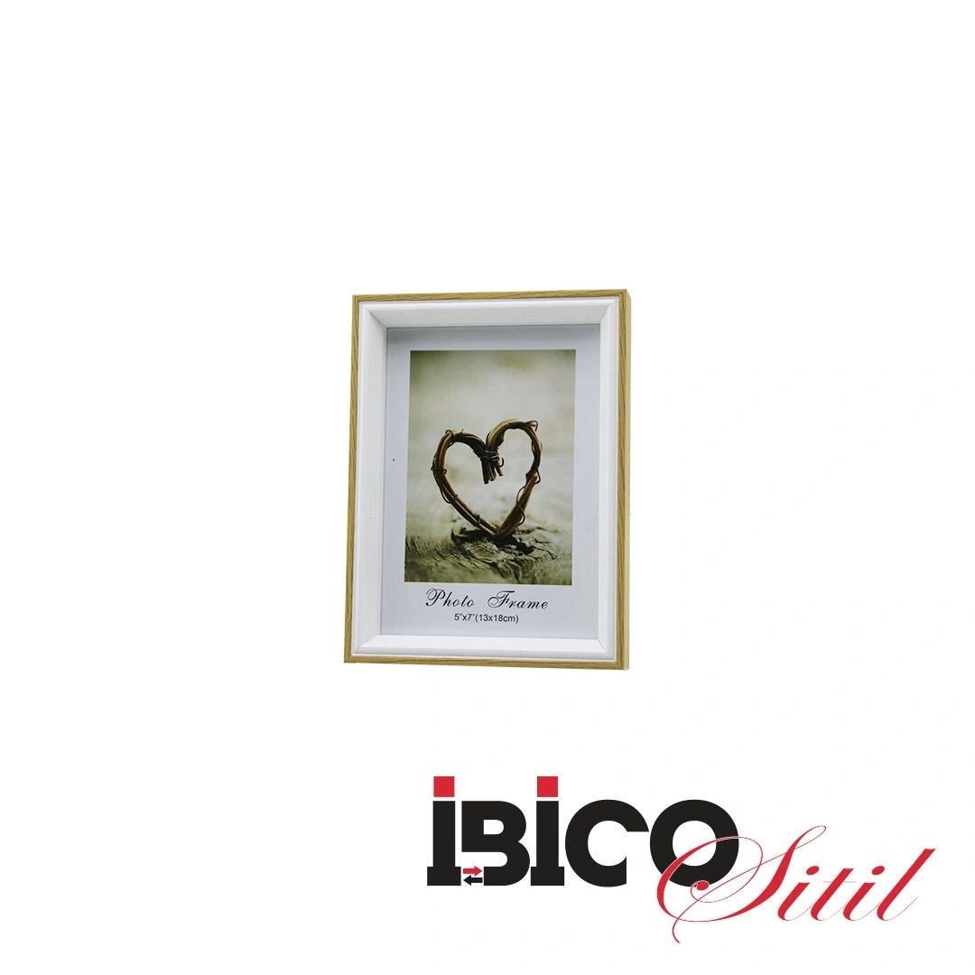 İBİCO İ12-031 ( 5X7 & 13X18CM ) ( KALIN & LÜX BAMBU & ÇİFT RENK ÇERÇEVE ) AHŞAP RESİM ÇERÇEVESİ*36=K