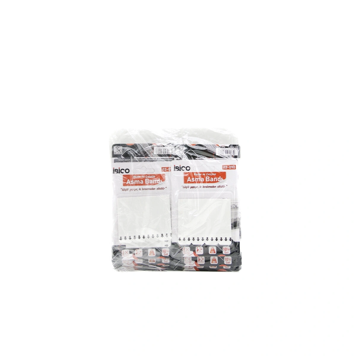 İBİCO İ13-090 İBİCO İ13-090 ( 10PCS ) RESİM VE ÇERÇEVE ASMA BANTI ( 10LÜ SET=7KG.TAŞIMA ) ( ÇİFT TARFLI BANT ) ( GÜÇLÜ YAPIŞIR & İZ BIRAKMADAN SÖKÜLÜR )*24X12