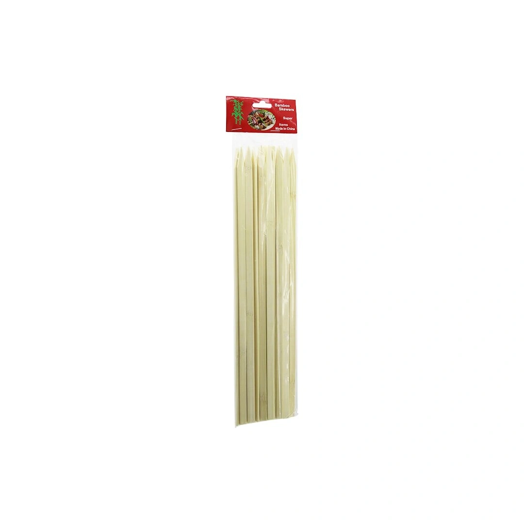 İBİCO İ18-076 BAMBOO SKEWERS ( 34.5CM ) ( GENİŞ & ADANA ) AHŞAP ÇÖP ŞİŞ ( 20PCS )*12X20
