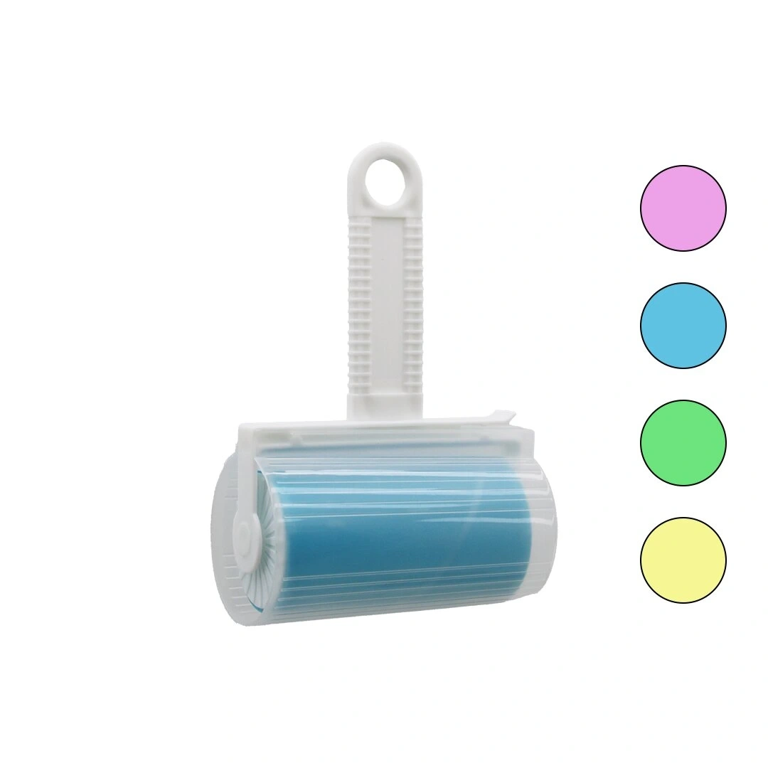 İBİCO İ21-048 ( YIKANABİLİR ) YAPIŞKAN TÜY TOPLAYICI RULO ( PLASTİK SAPLI & KILIFLI ) ( PET SHOP )*12X16