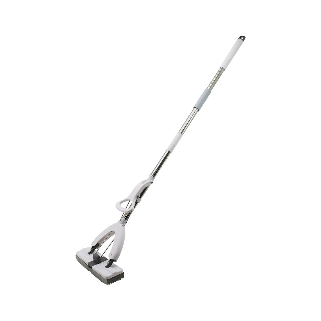 İBİCO İ21-116 MOP ( KENDİNDEN SIKMALI ) PVA SÜNGER MOP & KELEBEK MOP ( KROM SAP = 110CM + PLASTİK BAŞLIK=135CM )*24