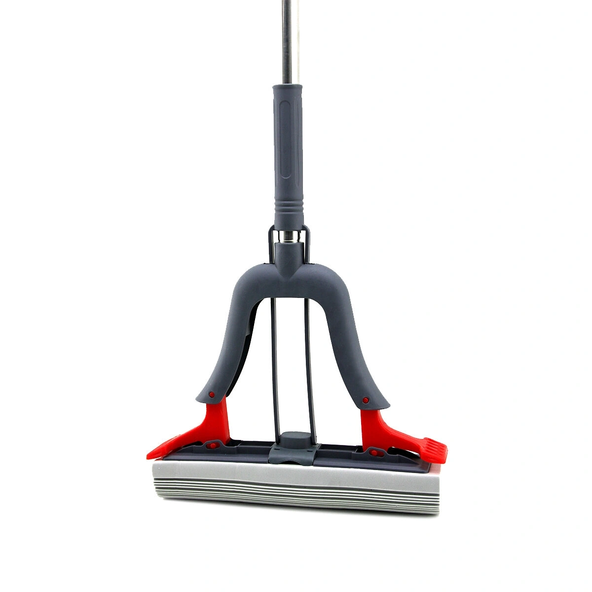 İBİCO İ21-117 MOP ( KENDİNDEN SIKMALI ) PVA SÜNGER MOP & KELEBEK MOP ( KROM SAP = 100CM + PLASTİK BAŞLIK=120CM )*40