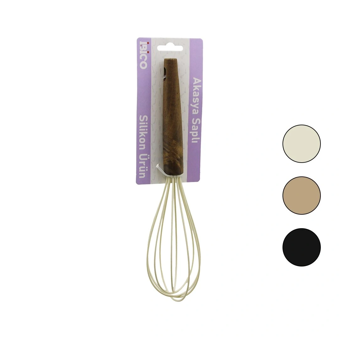İBİCO İ22-018 ( 25CM ) ( SİLİKON ) ÇIRPICI ( AHŞAP AKASYA SAPLI )*6X24