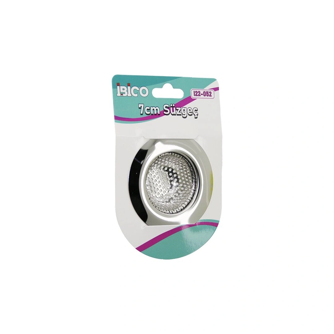 İBİCO İ22-052 ( 7CM ) ( METAL ) EVYE LAVABO SÜZGEÇ*12X30