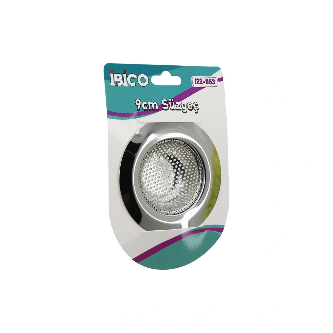 İBİCO İ22-053 ( 9CM ) ( METAL ) EVYE LAVABO SÜZGEÇ*12X30