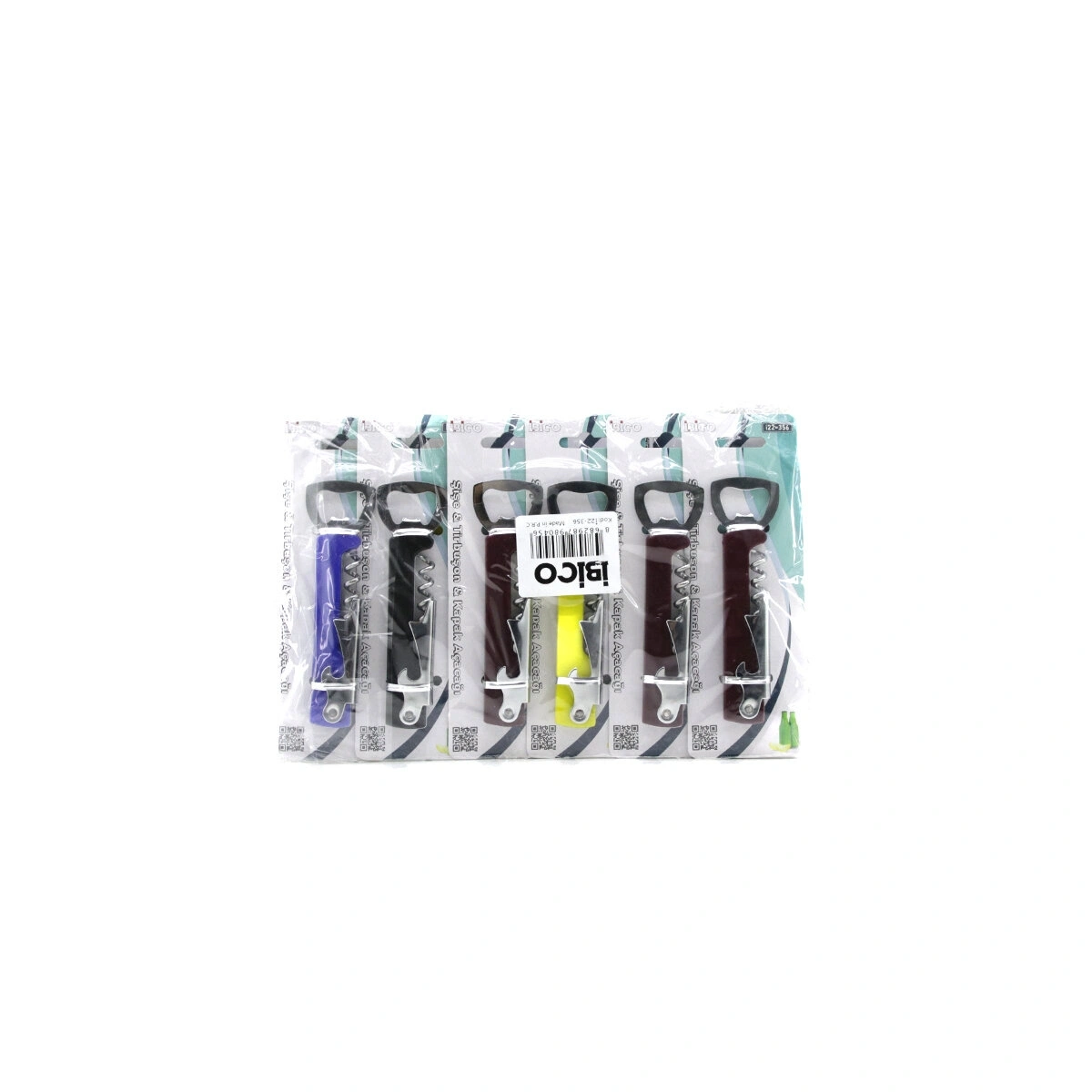 İBİCO İ22-356 ( 3IN1 ) EKO ŞİŞE & TİRBUŞON KAPAK AÇACAK*12X30